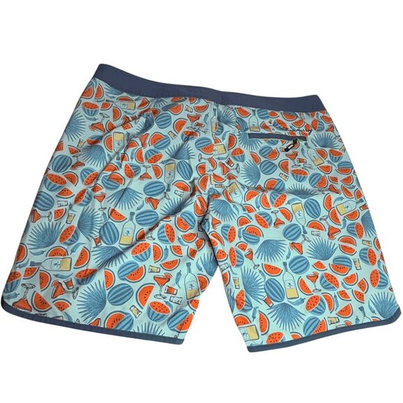 William Murray Men's Tropical Golf Swim Athletic Board Shorts Multicolor Size 38 - Picture 2 of 9